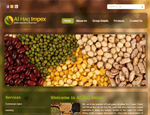 Tablet Screenshot of alhaqimpex.com
